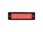PSE AMBER XT4RR Single Head Dash Deck Light LED Red 4 1 2 W
