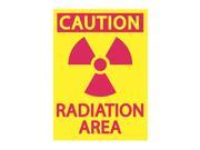 Zing Radiation Sign Caution Radiation Area 1925S