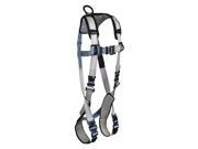 Full Body Harness Harness Size L Weight Capacity 425 lb. Gray Blue