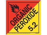 Jj Keller Organic Peroxide Placard 12471