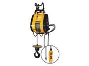 OZ LIFTING PRODUCTS OBH1000NG Electric Wire Rope Hoist 1000 lb. 115V G3720328