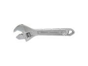Steel Adjustable Wrench Plain Handle 8 L 1 Jaw Capacity