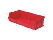 AKRO MILS 30232RED Hang and Stack Bin Red 4 3 4 Inside L G4883579
