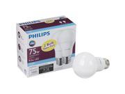 Philips Lighting Co 2 Pack 9.5w A19 Dl LED Bulb 463000