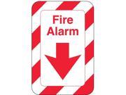 Fire Alarm Sign United Visual Products UVOS1054 9 Hx6 W