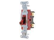 BRYANT 4901BRED Wall Switch 20A Red 1 Pole Type Toggle G4844780