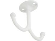 National Mfg. White Under Shelf Hook N245852