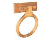 SIM Supply Inc. Oak Towel Ring B50701