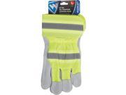 West Chester L Hi Vis Splt Leather Glove 70501 L
