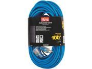 SIM Supply Inc. 100 14 3 Blue Ext Cord RL JTW143 100 BL