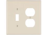 Leviton Lt Aluminum Combo Wallplate 005 80505 00T