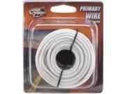 Woods Ind. 16 1 17 PVC Coated Primary Wire 24 16GA WHT AUTO WIRE