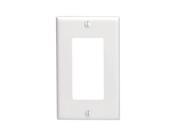 Leviton White Wall Plate 122 80401 0NW