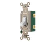 HUBBELL HBL3032W Wall Switch 30A White 2 Pole Type 2 HP G4844211