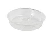 SIM Supply Inc. 6 Clear Vinyl Saucer 703869 Pack of 50