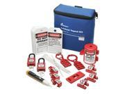 Lockout Tagout Kit Filled Electrical Lockout Tool Box Blue
