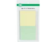 SIM Supply Inc. 3x3 Stick Notes 10242 Pack of 12