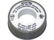 Merrill Mfg. 1 2x260 Gray Thd Sl Tape PTFEGSS50260