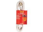 SIM Supply Inc. 12 16 2 White Ext Cord IN PT2162 12X WH
