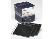 Ability One CD DVD Slim Case Clear Capacity 1 7045 01 502 6513