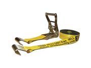 2 X 27 Ratchet Strap With Flat Bed Hook