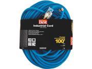 SIM Supply Inc. 100 12 3 Blue Ext Cord RL JTW123 100 BL