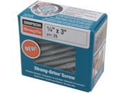 Simpson Strong Tie 25pc 1 4x3 Wood Screw SDS25300 R25