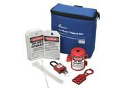 Lockout Tagout Kit Filled Electrical Lockout Tool Box Blue