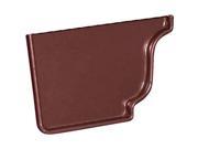 Amerimax Home Products Brown Left End Cap 3320519