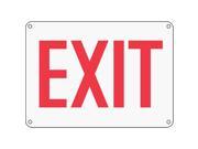 Exit Sign Accuform Signs MEXT906XP 10 Hx14 W