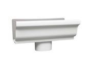 Amerimax Home Products White End with Drop 33010