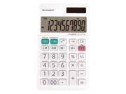 Sharp Pocket Calculator LCD 10 Display Digits EL 377WB