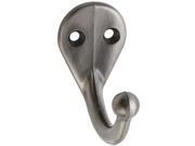 National Mfg. Pwt Single Clothes Hook N325498