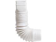 Amerimax Home Products 2x3 White Downspout Adapter ADP53229