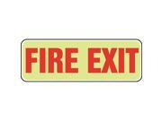 Exit Sign Accuform Signs MLEX523GP 3 1 2 Hx10 W