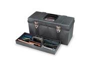 Contico Portable Tool Box Black Matte Includes Removable Tray 8200GY Contico Portable Tool Box Black Matte Includes Removable Tray 8200GY