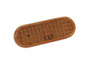 GROTE G6003 Stop/Tail/Turn LED Lamp,Oval,Yellow GROTE G6003 Stop/Tail/Turn LED Lamp,Oval,Yellow