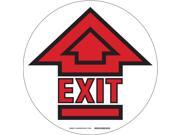 Brady Floor Marking Sign, Message, Circle, 2 Brady Floor Marking Sign, Message, Circle, 2