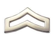 HEROS PRIDE 4405MN Metal Rank Insignia, CPL. Chevron, Nckl, PR HEROS PRIDE 4405MN Metal Rank Insignia, CPL. Chevron, Nckl, PR