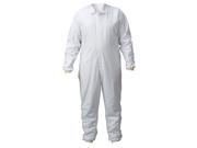 Lab Coverall, Chest Sz 58, 54x30, White Lab Coverall, Chest Sz 58, 54x30, White