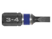 IRWIN 1899697 Insert Bit, 1/4 x 1 In, 3-4 Point, PK 2 IRWIN 1899697 Insert Bit, 1/4 x 1 In, 3-4 Point, PK 2
