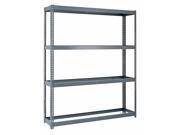 Boltless Records Storage Rack, Gray ,Edsal, RL6914 Boltless Records Storage Rack, Gray ,Edsal, RL6914