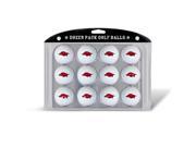 Team Golf 20403 Arkansas Razorbacks Dozen Ball Pack