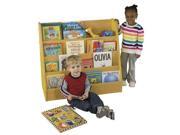 ECR4Kids Colorful Essentials Book Display Stand Blue