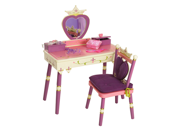 Levels Of Discovery Princess Vanity Table Chair set