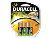 Duracell Coppertop NiMH Pre Charged Rechargeable Battery AAA 4 Pack