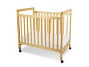 Foundations SafetyCraft Fixed Side Clearview Compact Crib