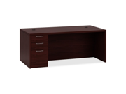 HON Valido 11500 Series Rectangular Top Left Pedestal Desk 1 EA
