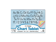 Pacon Colored Paper Chart Tablets