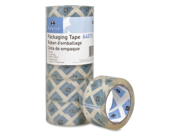 Packaging Tape 2.5 Mil 3 Core 2 x55 Yds 6 PK Clear